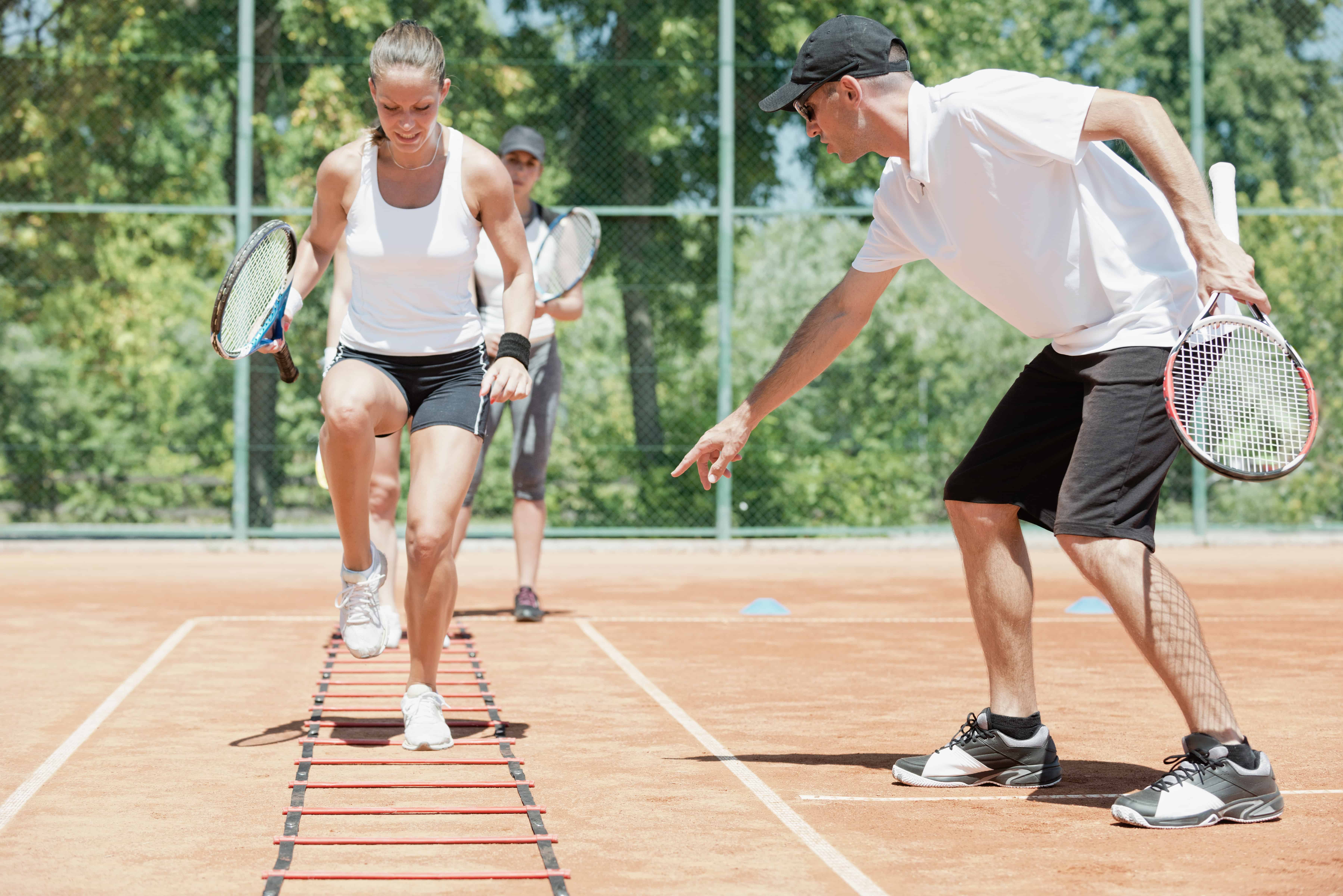 Tennis footwork drills and exercises