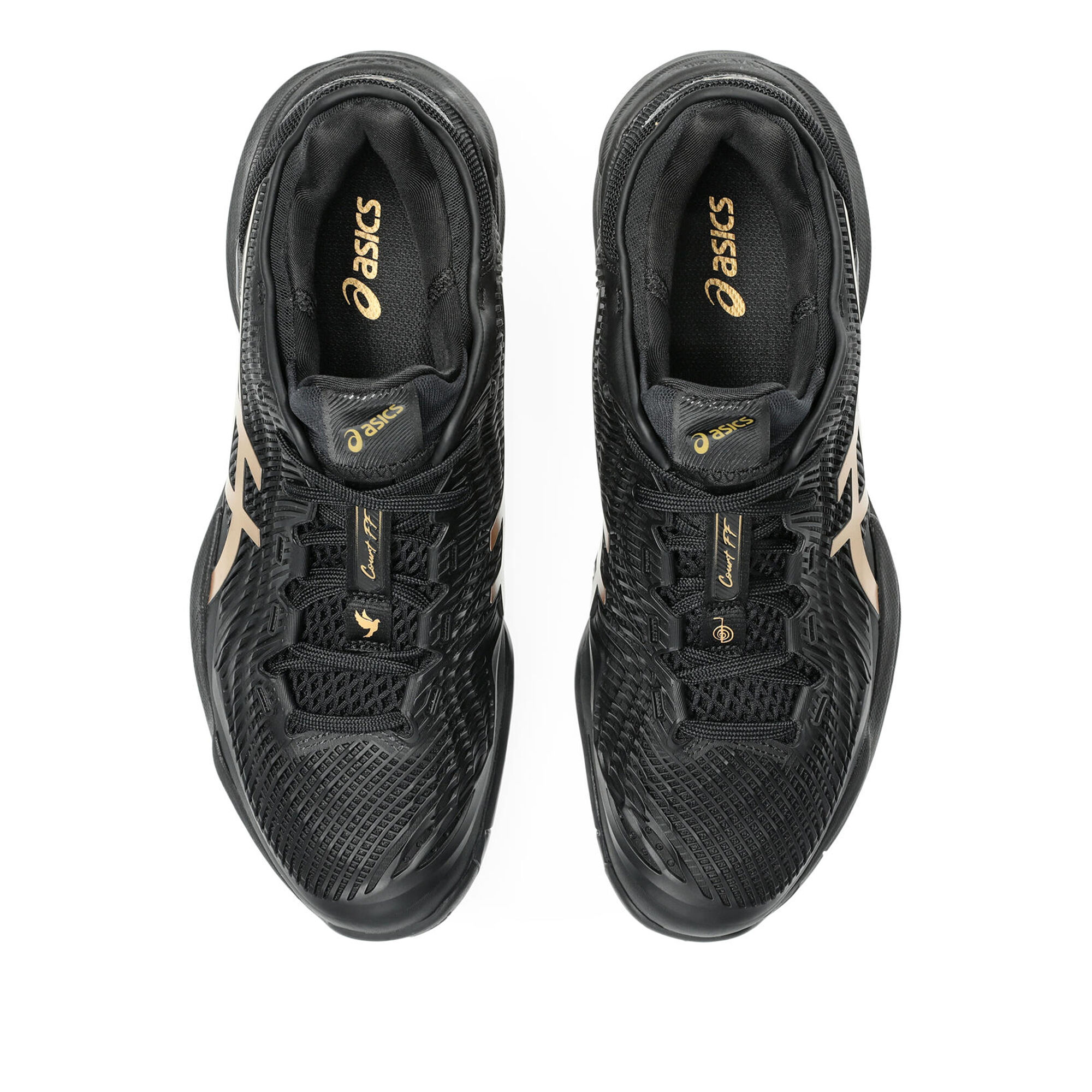 Asics Court FF 3 premium black designer tennis shoes