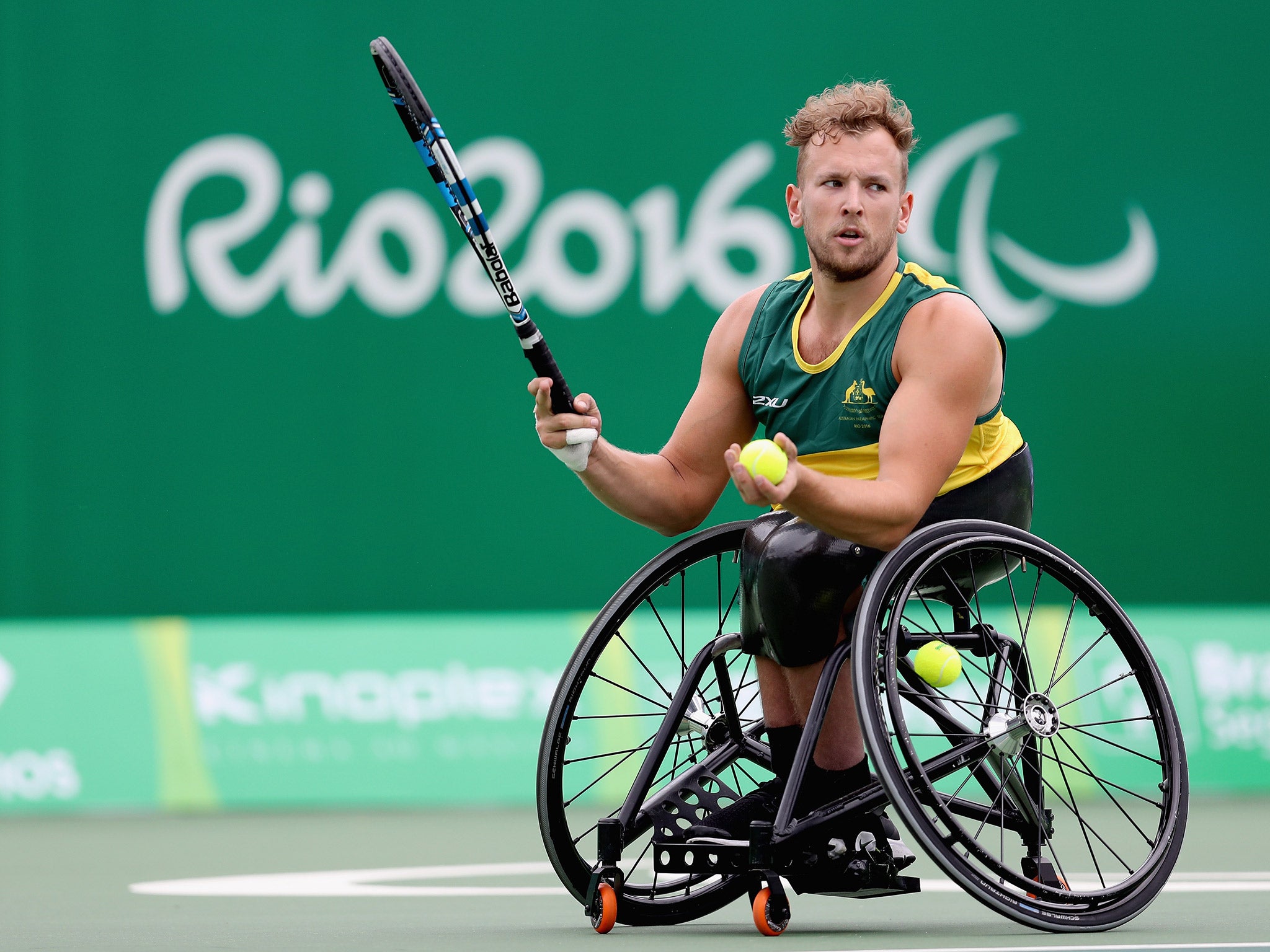 Dylan Alcott nas Paralimpíadas do Rio 2016
