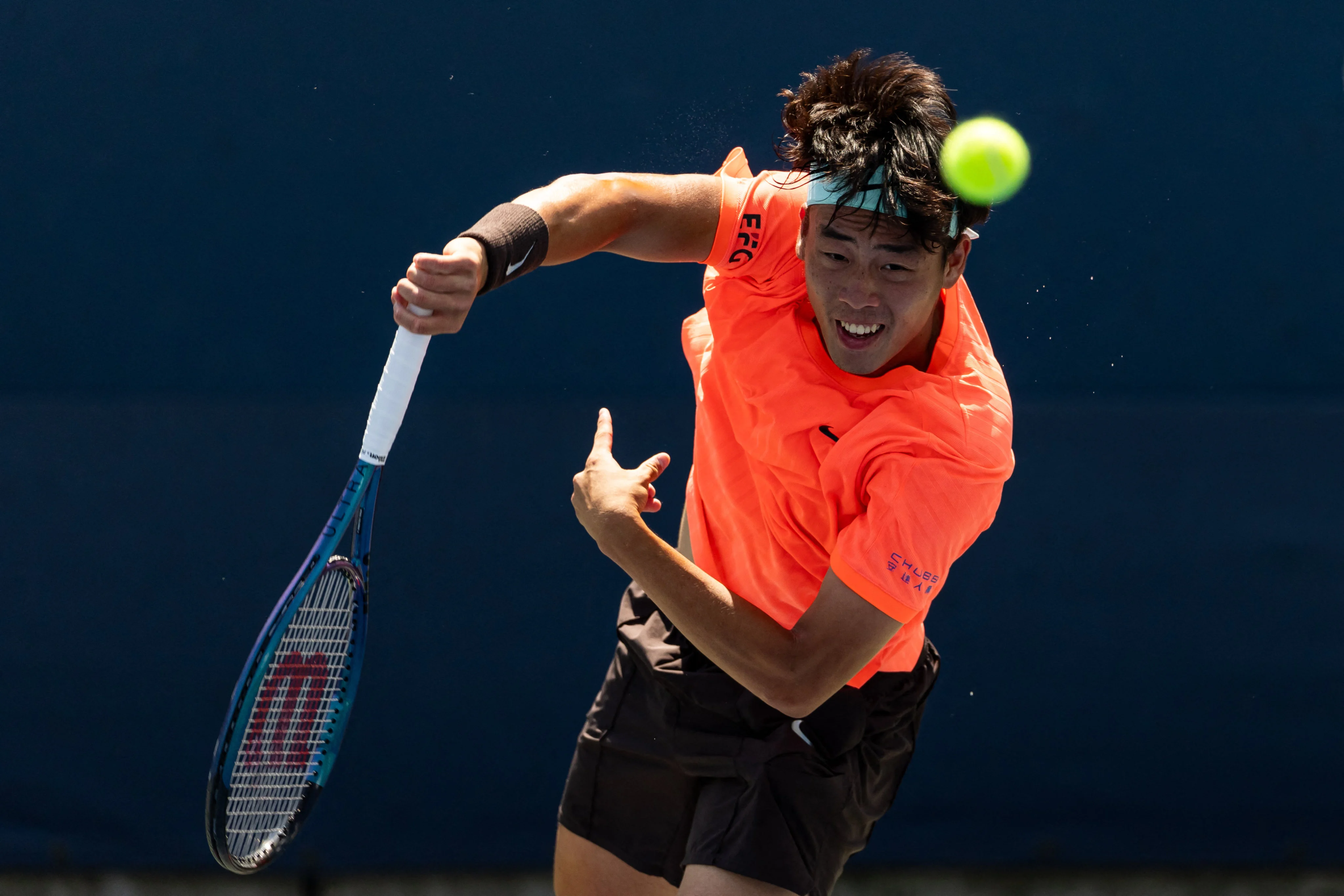 Coleman Wong em ação no US Open