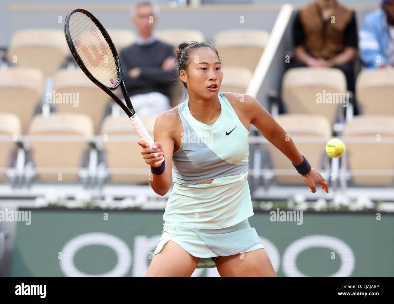 Zheng Qinwen at Roland Garros 2022