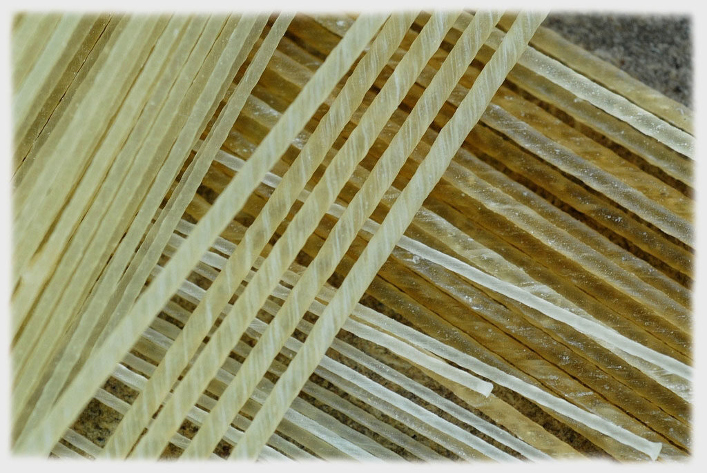 Natural gut tennis strings historical image