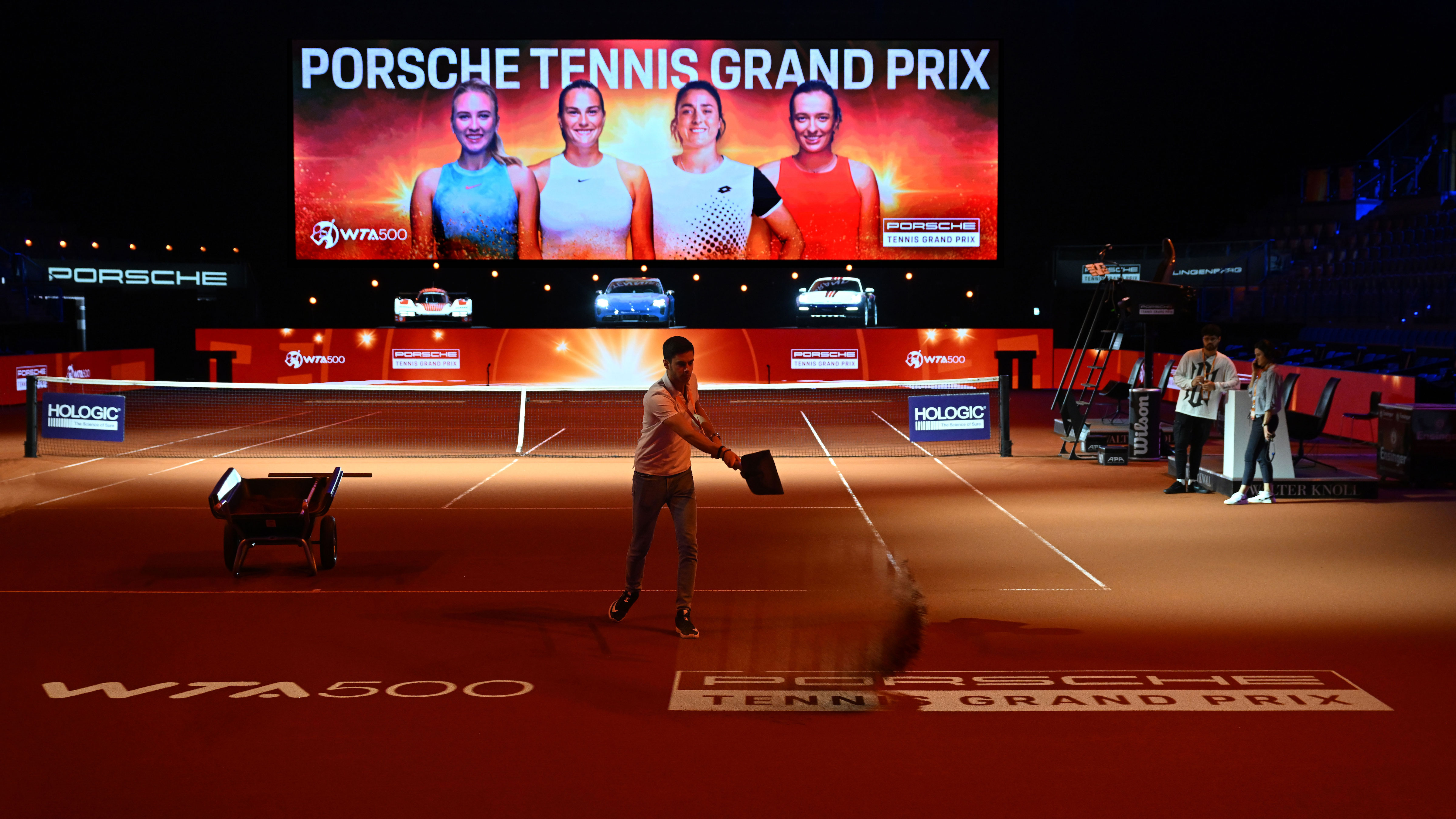 Saibro indoor Porsche Arena Stuttgart