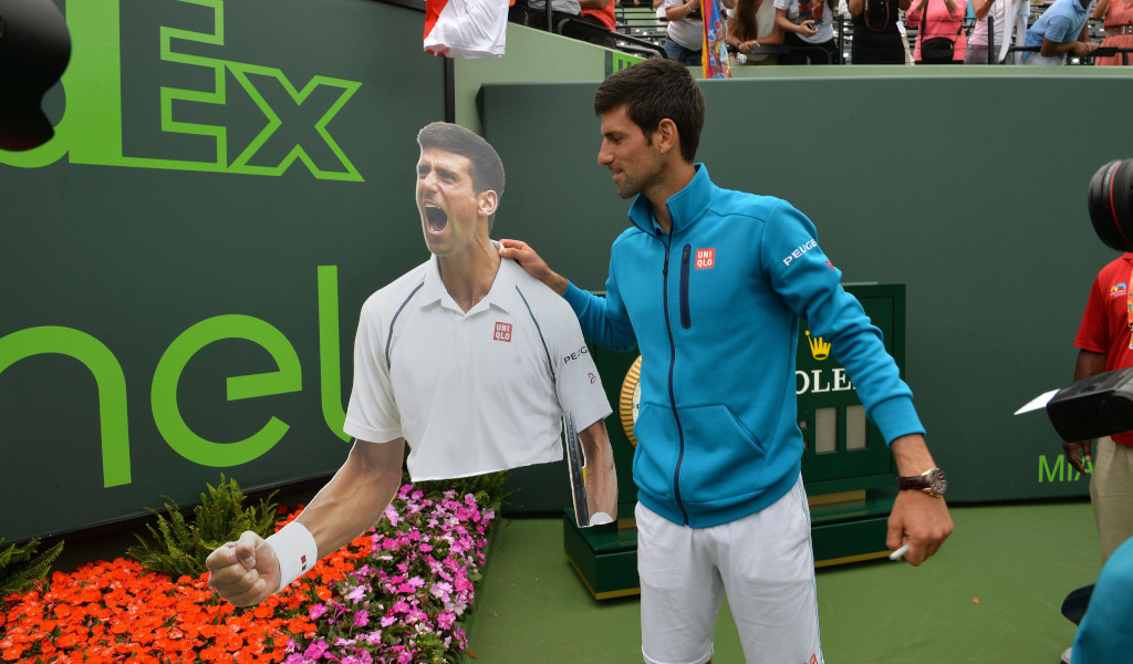 Novak Djokovic conquistando o Sunshine Double