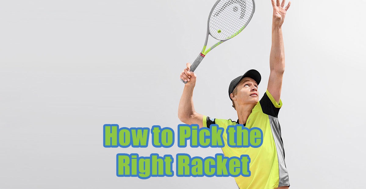 Beginner choosing tennis racket